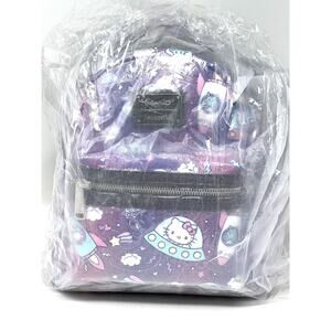 Loungefly Hello Kitty Mini Backpack Rocket Outer Space Spaceship Cosmic Bag